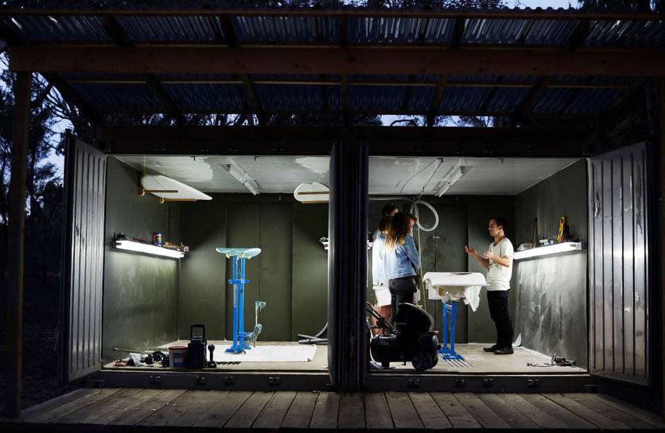 The Treehouse surfboard shaper - David Porter is crafting the 'self-made surfer"
