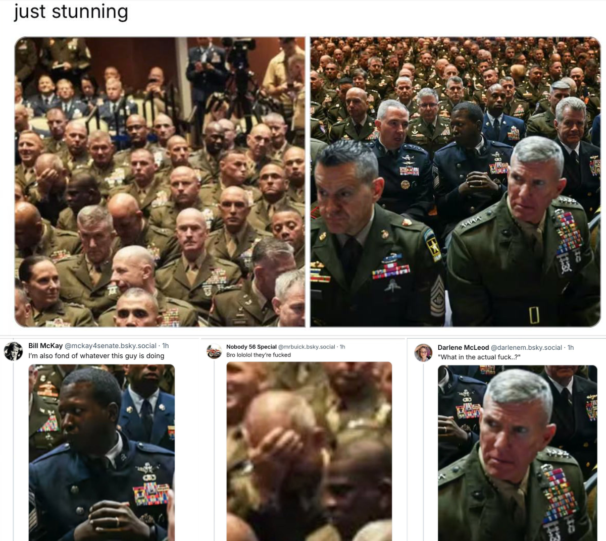 Dumb and Dumber Before the Generals and Admirals