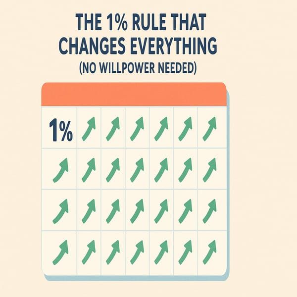 🌱 The 1% Rule That Changes Everything (No Willpower Needed)