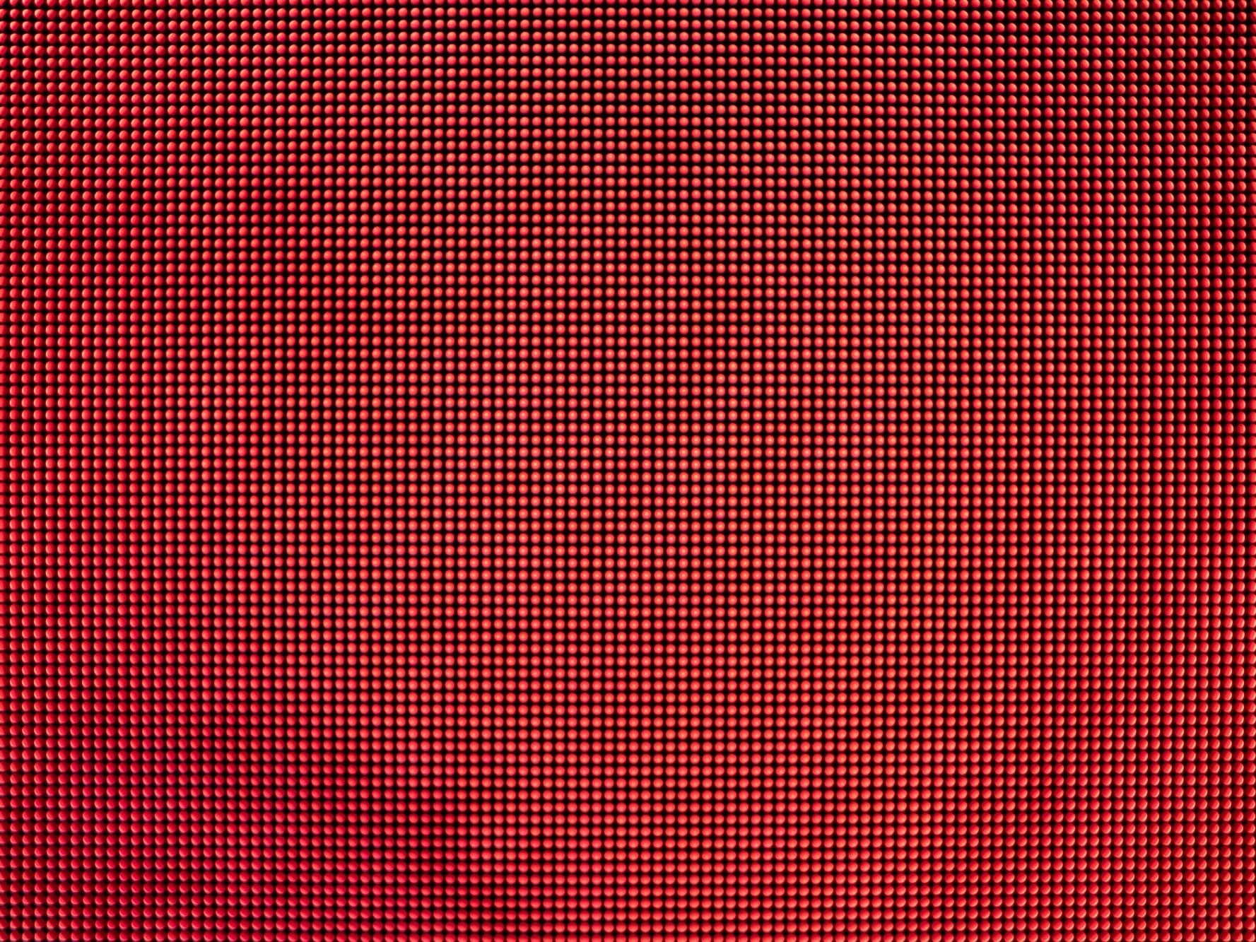 red textile