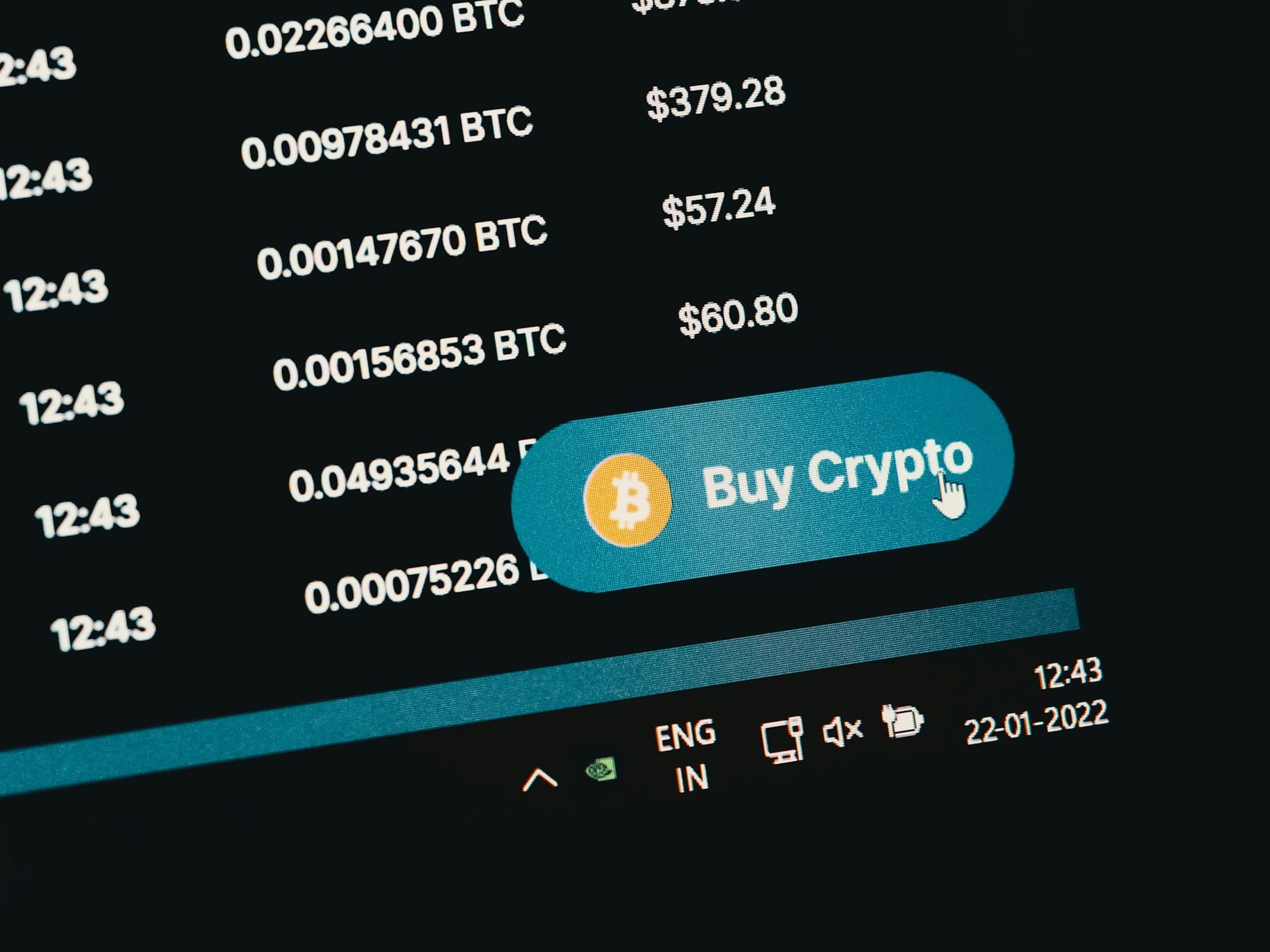 a close up of a cell phone with a price label on it