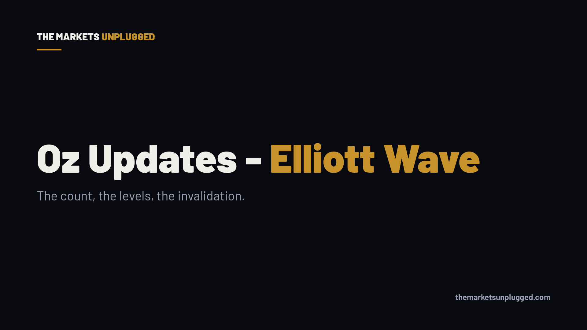 Elliott Wave - BTC Two Counts, One Critical Zone