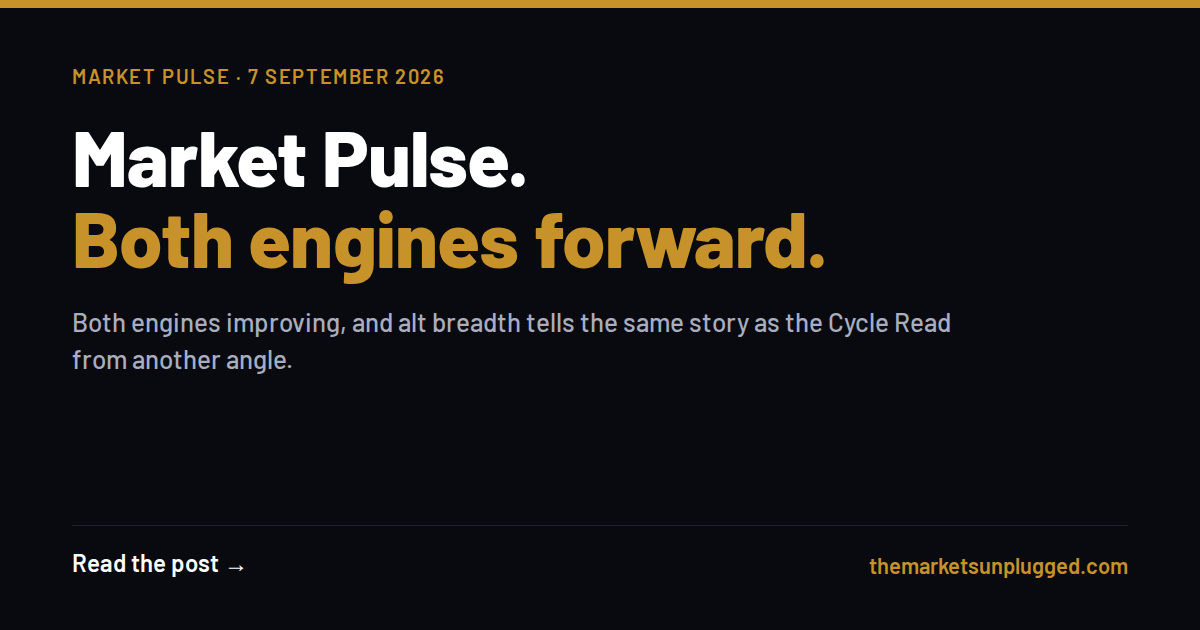 Market Pulse: Both Engines Forward