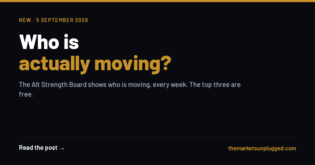 Who Is Actually Moving?