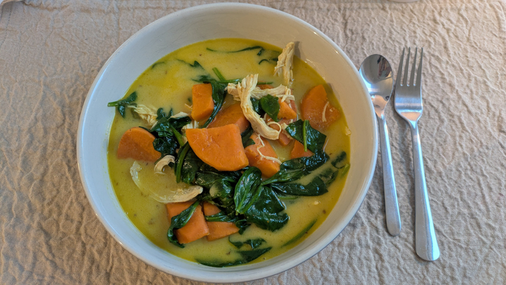 Golden Coconut Chicken Soup: A Warming Recipe for Hormone & Immune Support