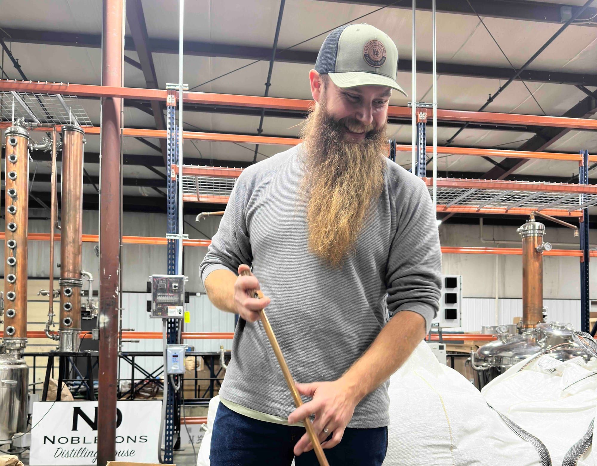 Cain carries on centuries of family whiskey-making at Nobeltons Distilling House
