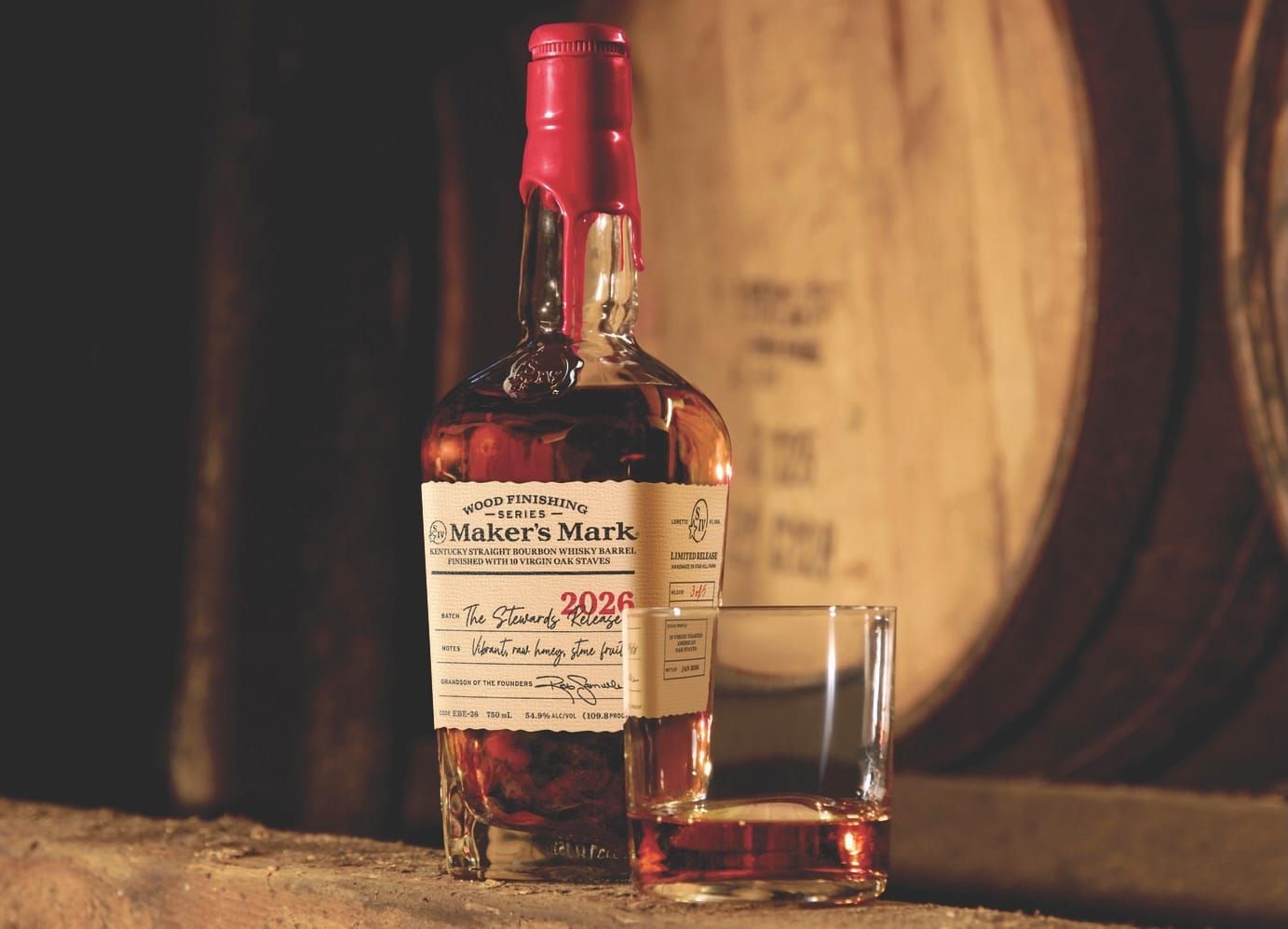 Sweet and Spicy notes highlight Maker's Mark 2026 'The Stewards Release'