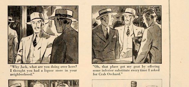 Crab Orchard Bourbon Ad Circa 1934