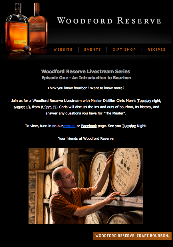 Woodford Reserve Livestream Series Photo