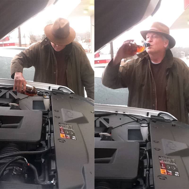 Old Forester Windshield Fluid Photo