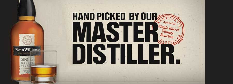 Evan Williams Single Barrel Bourbon Header