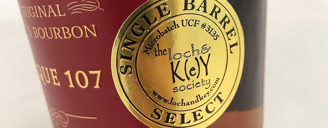 Non-Chill Filtered Bottle Sticker