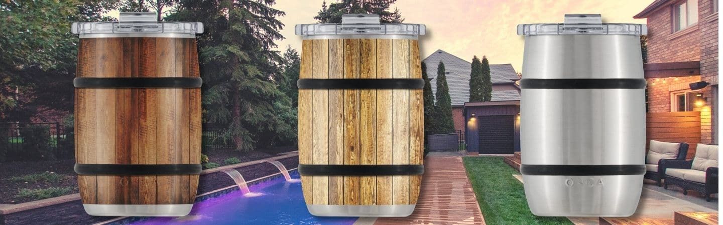 Orca Barrel Oak Wood Grain Drink Tumbler Review Header