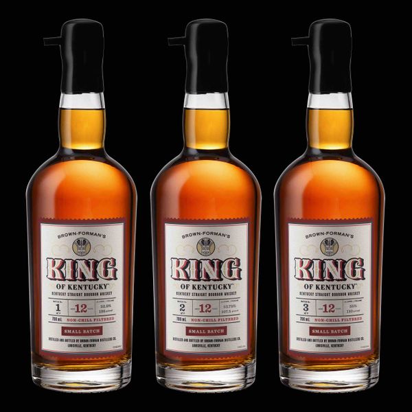 New King of Kentucky Small Batch: 3 proofs, 12-18 year bourbons