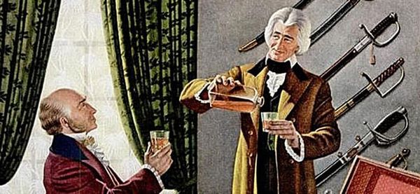 Old Crow Bourbon Advertisement Circa 1960