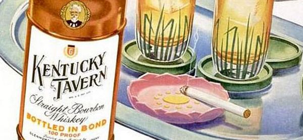 Kentucky Tavern Bourbon Advertisement Circa 1949