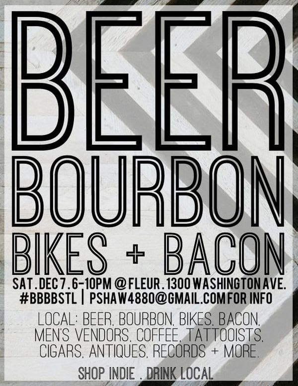 Beer, Bourbon, Bikes + Bacon Flyer