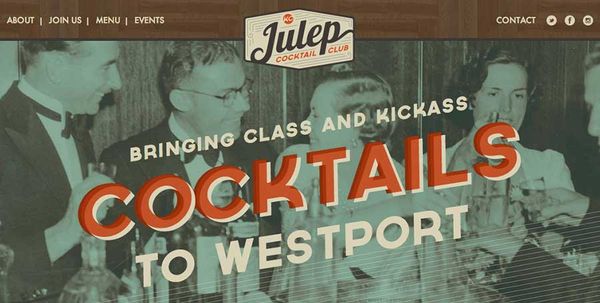 Julep Cocktail Club Kansas City Website Image