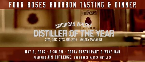 Four Roses Bourbon Dinner & Tasting Info Image