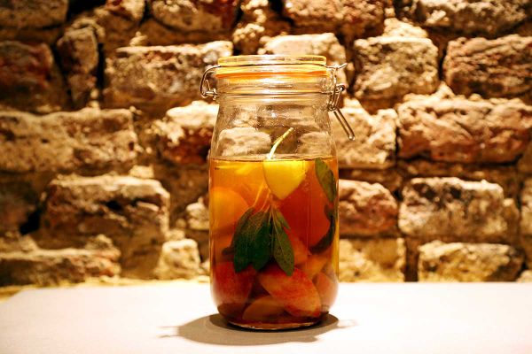 Peach and Sage Bourbon Infusion Photo