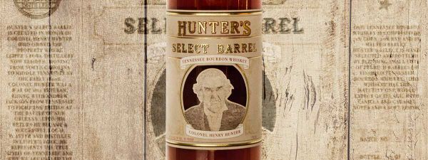 Hunter's Select Barrel Tennessee Bourbon Whiskey Header