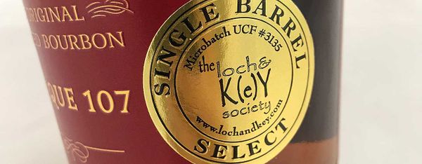 Non-Chill Filtered Bottle Sticker