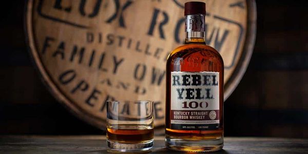 Rebel Yell Kentucky Straight Bourbon 100 proof header