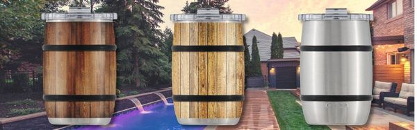 Orca Barrel Oak Wood Grain Drink Tumbler Review Header