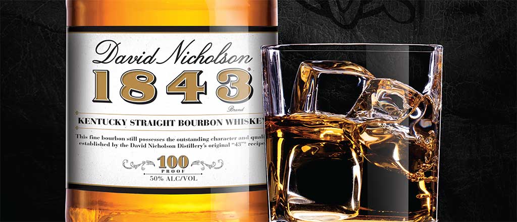 ウィスキー David Nicholson 1843 Bourbon Review