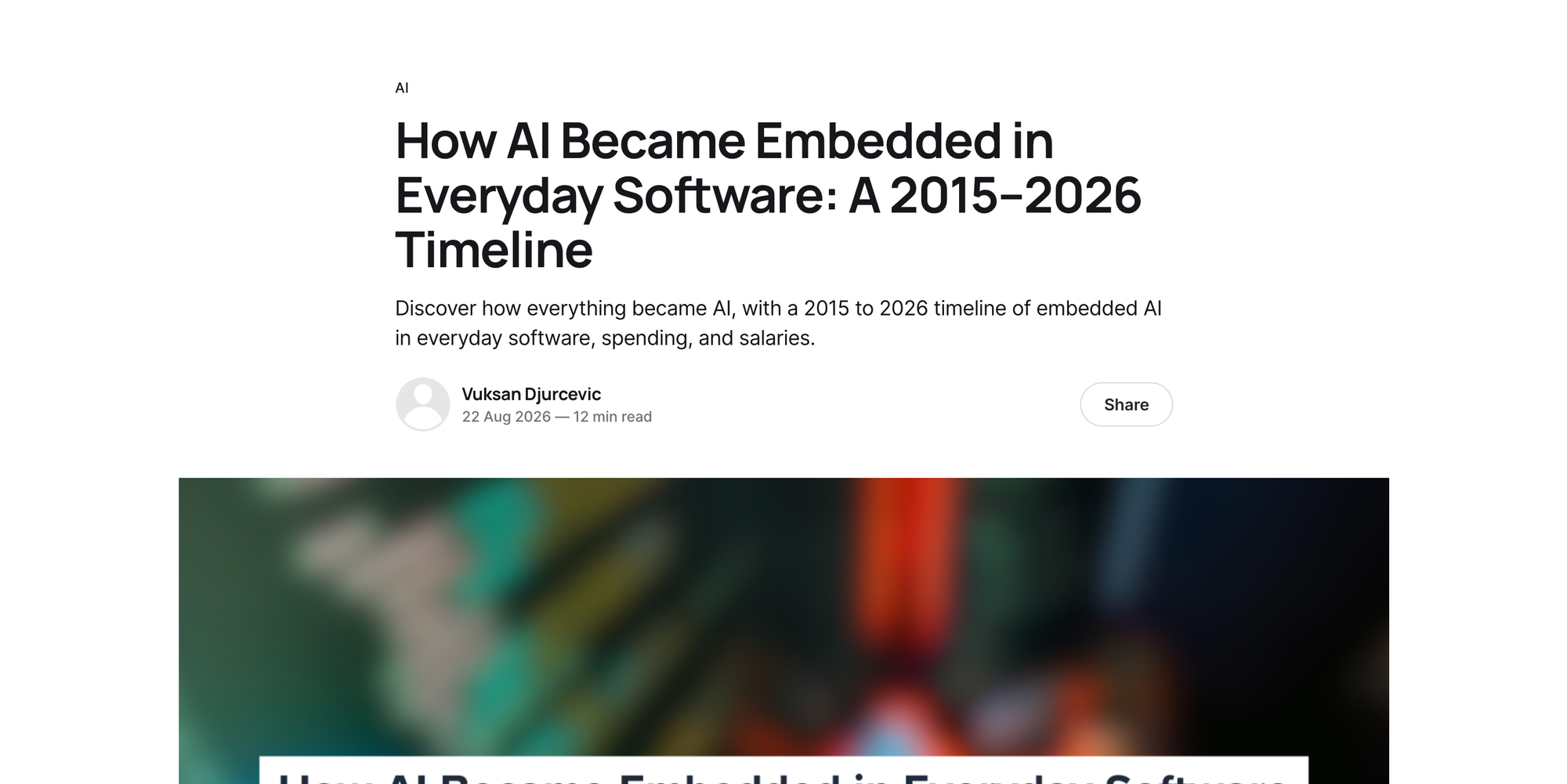Everything Is AI