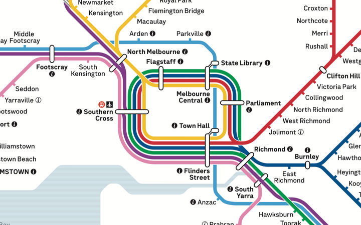 Melbourne Train Map 2026