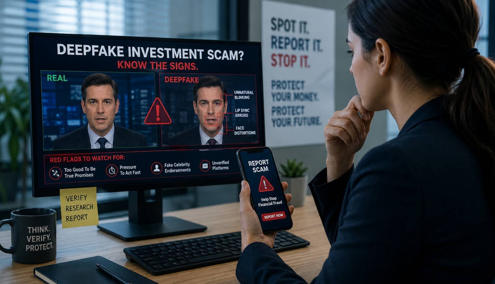 How to Spot and Report Deepfake Investment Scams in 2026