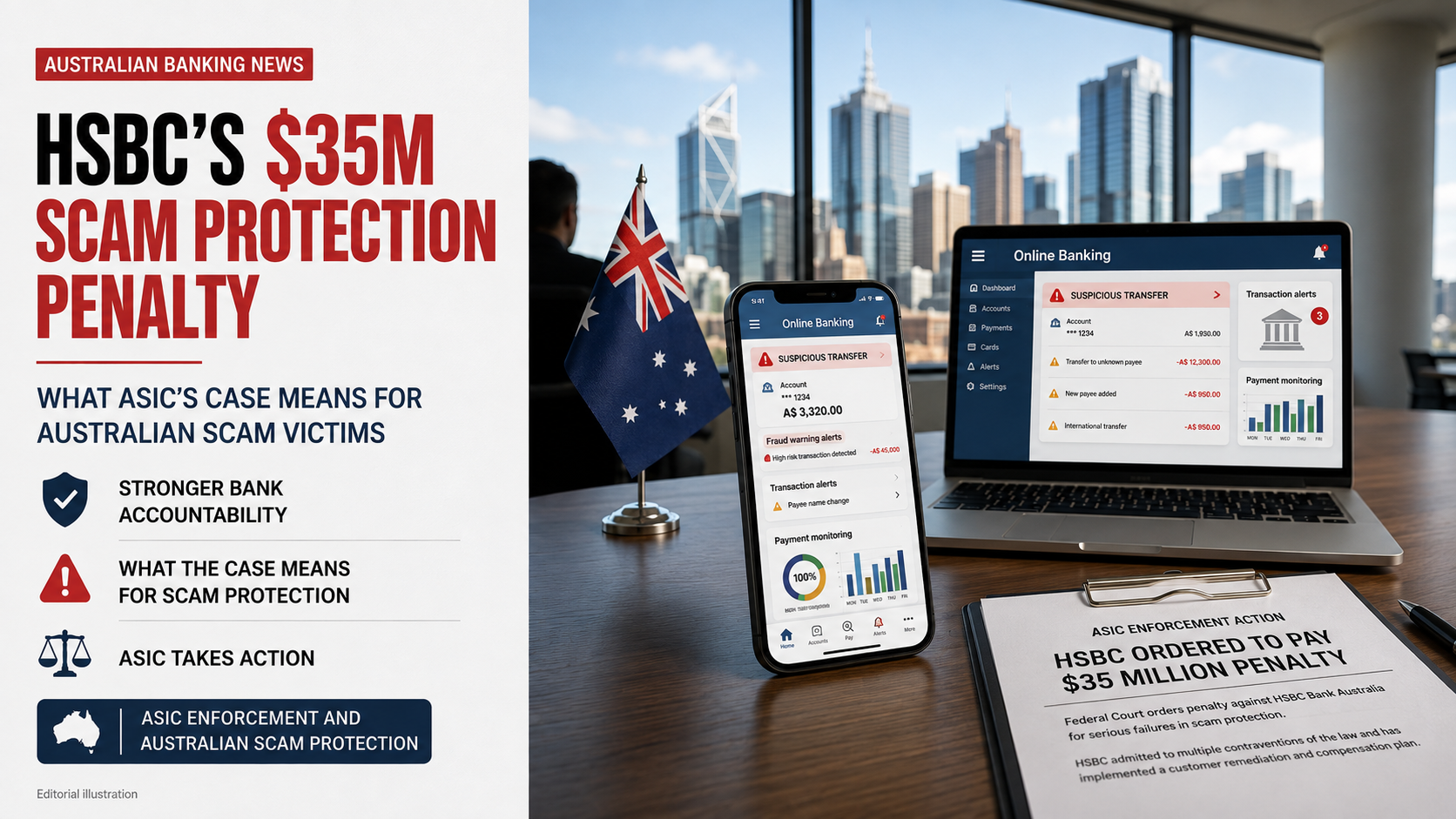 HSBC’s $35M Scam Protection Penalty: What ASIC’s Case Means for Australian Scam Victims