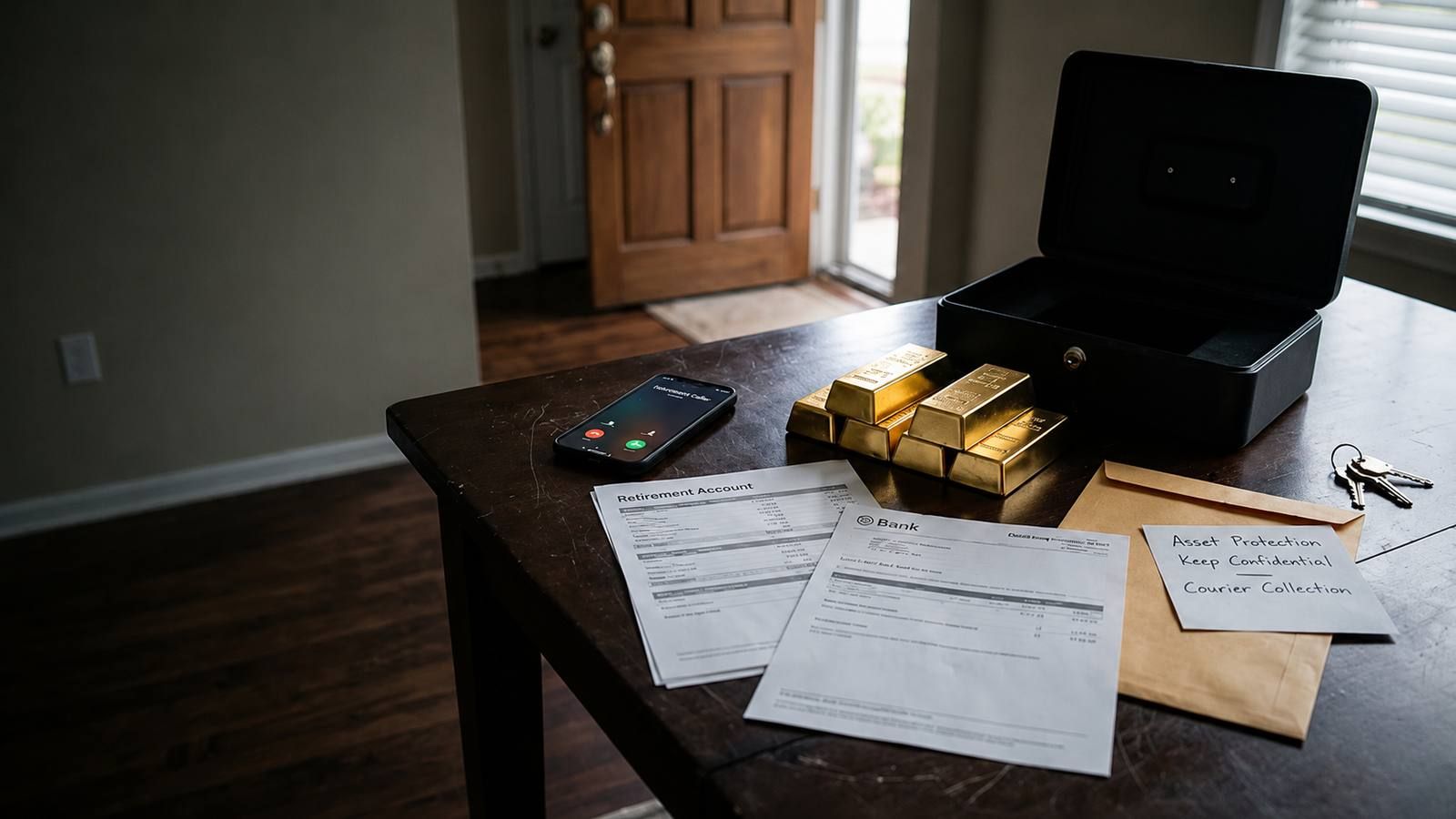 Gold Courier Scams: How Imposter Scammers Convince Senior Victims to Liquidate Retirement Assets into Gold Bars