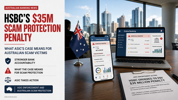 HSBC’s $35M Scam Protection Penalty: What ASIC’s Case Means for Australian Scam Victims