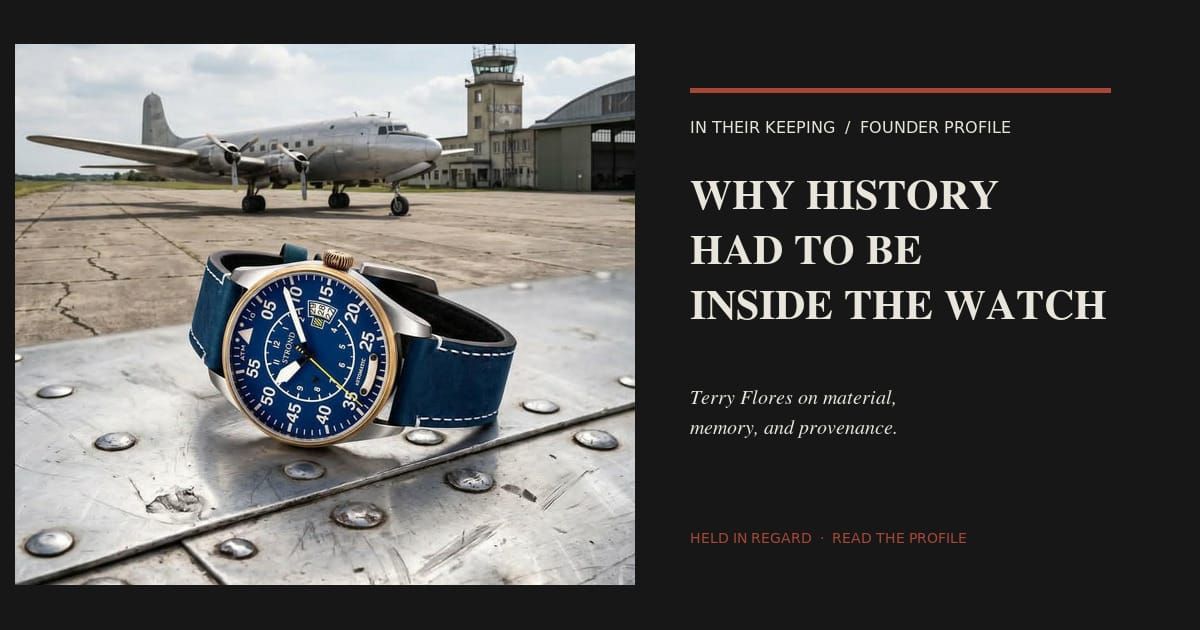 Why History Had to Be Inside the Watch