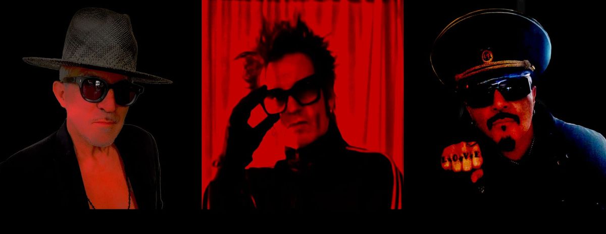 Composite Photo of Ashes and Diamonds - (Left to Rih: Bruce Smith (photo credit: Chelsea Miller), Daniel Ash (photo credit: Regan Catam), Paul Spencer Denman (photo credit: Stuart Matthewman)