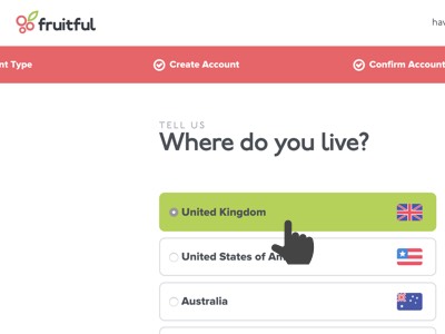 A snippet of the Fruitful onboarding experience