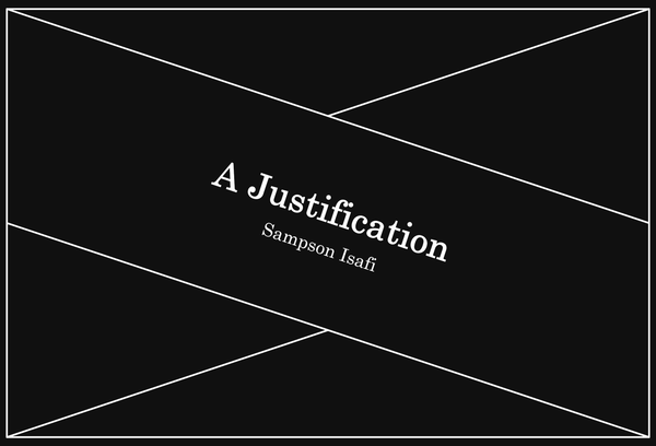 How to Build With a Pen: A Justification