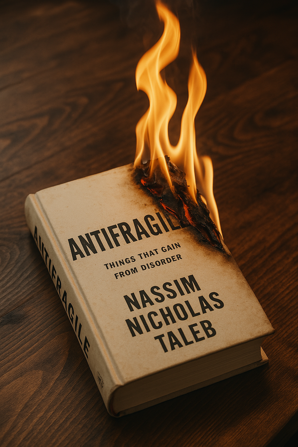 Reading Antifragile Is Like Touching Fire (You Learn Fast)