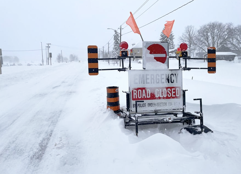Ten-vehicle crash among many collisions during winter storm