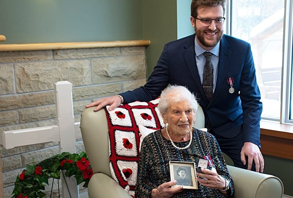 Local 108-year-old woman receives medal of honour 80 years after serving in WWII