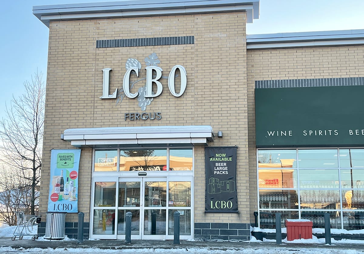 Elora man charged in three thefts from Fergus LCBO