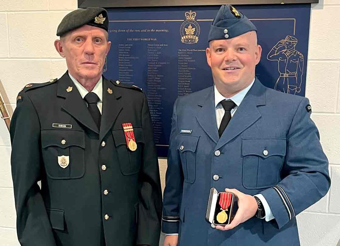 Local cadet leader honoured for service, youth leadership