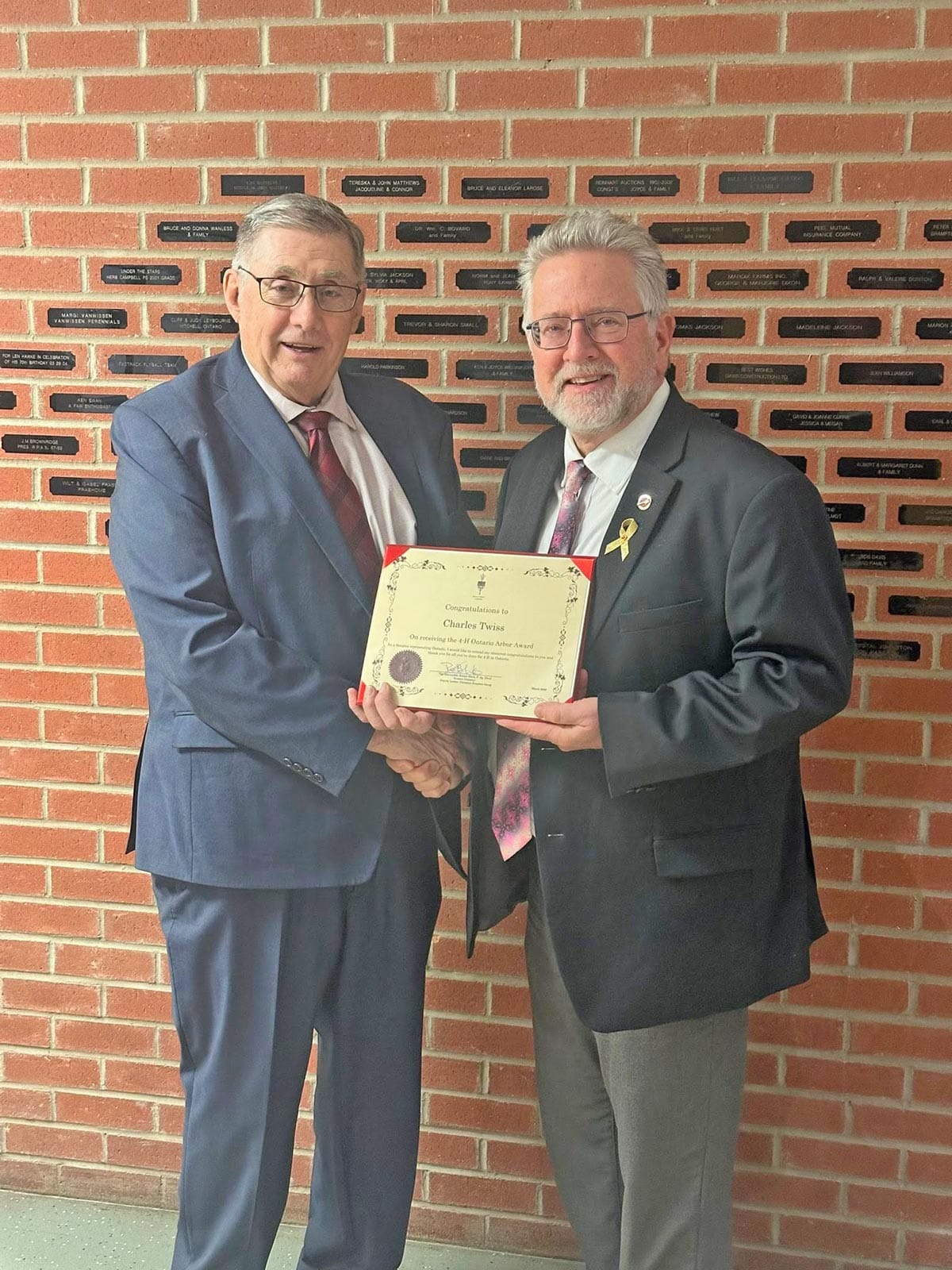 4-H Ontario celebrates Arbor Award recipients