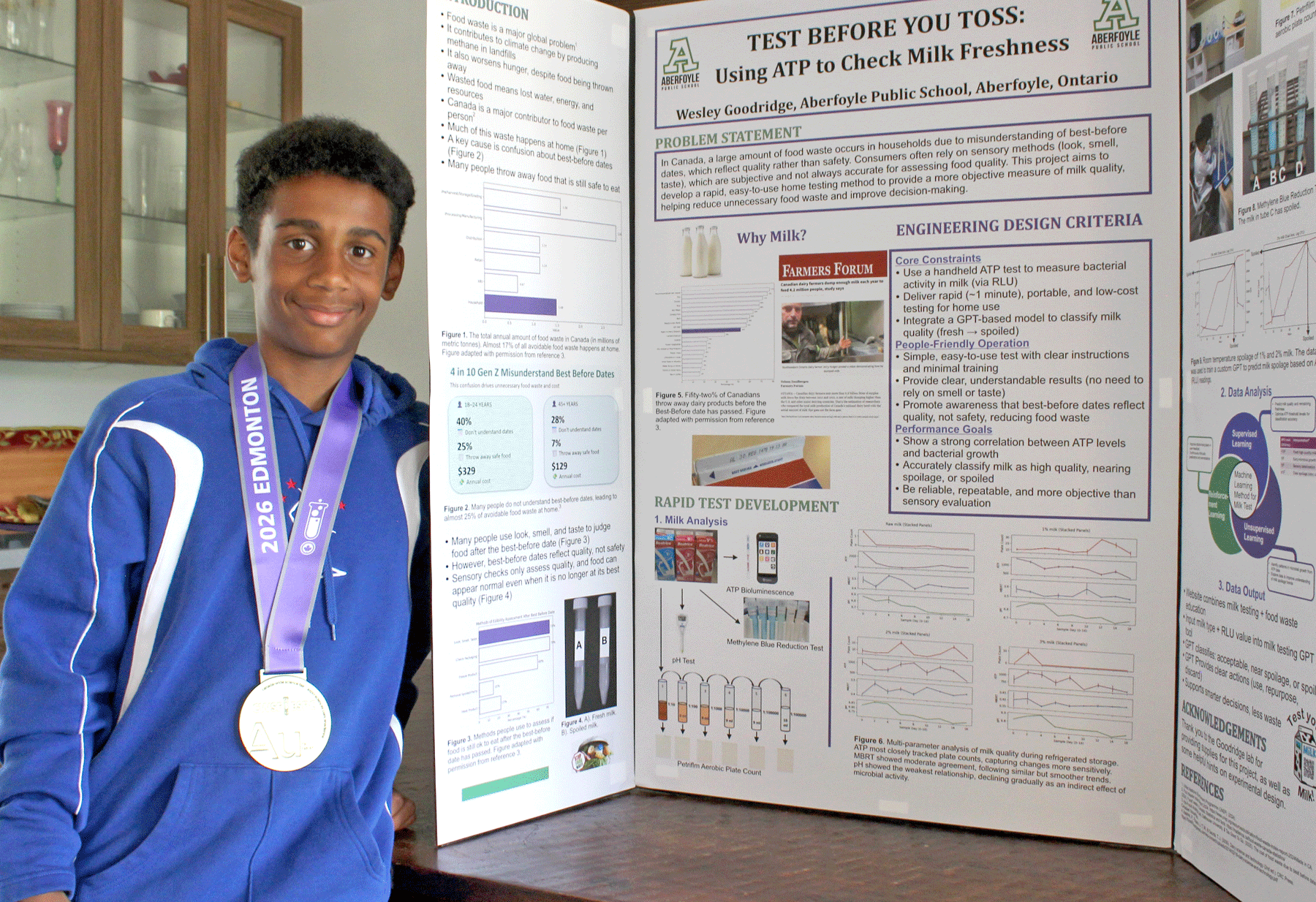 Wesley Goodridge wins big at Canada-Wide Science Fair