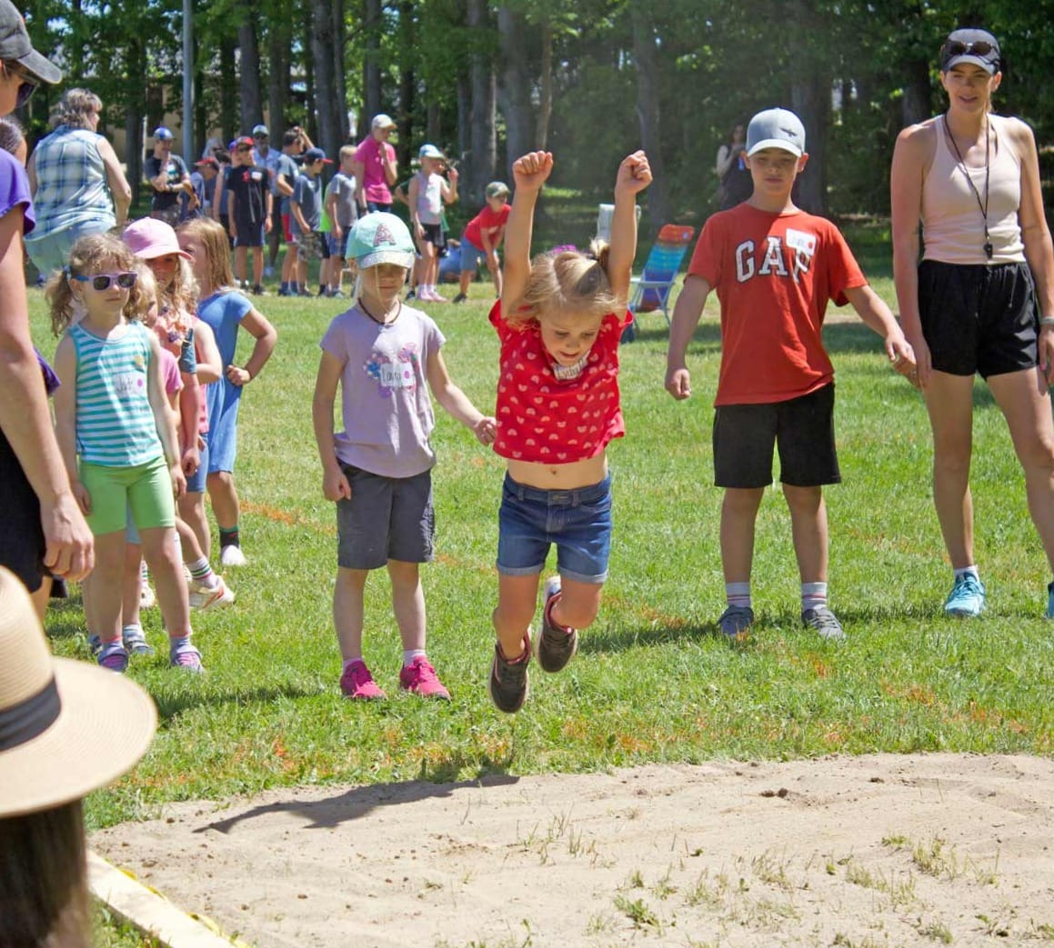 Students gave it their all at track and field day June 8