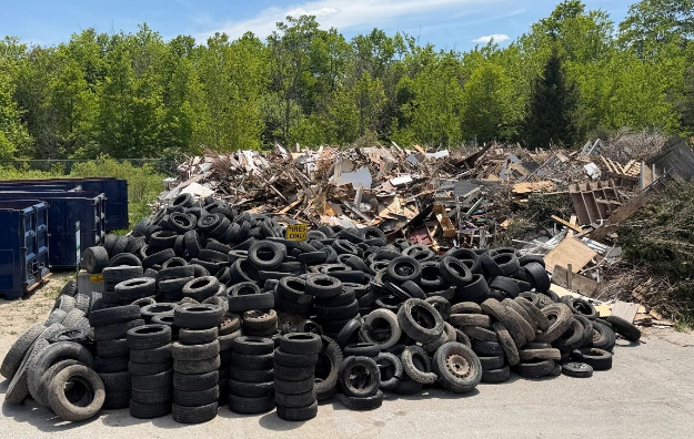 Tire pileup pushes county over capacity amid collection backlog