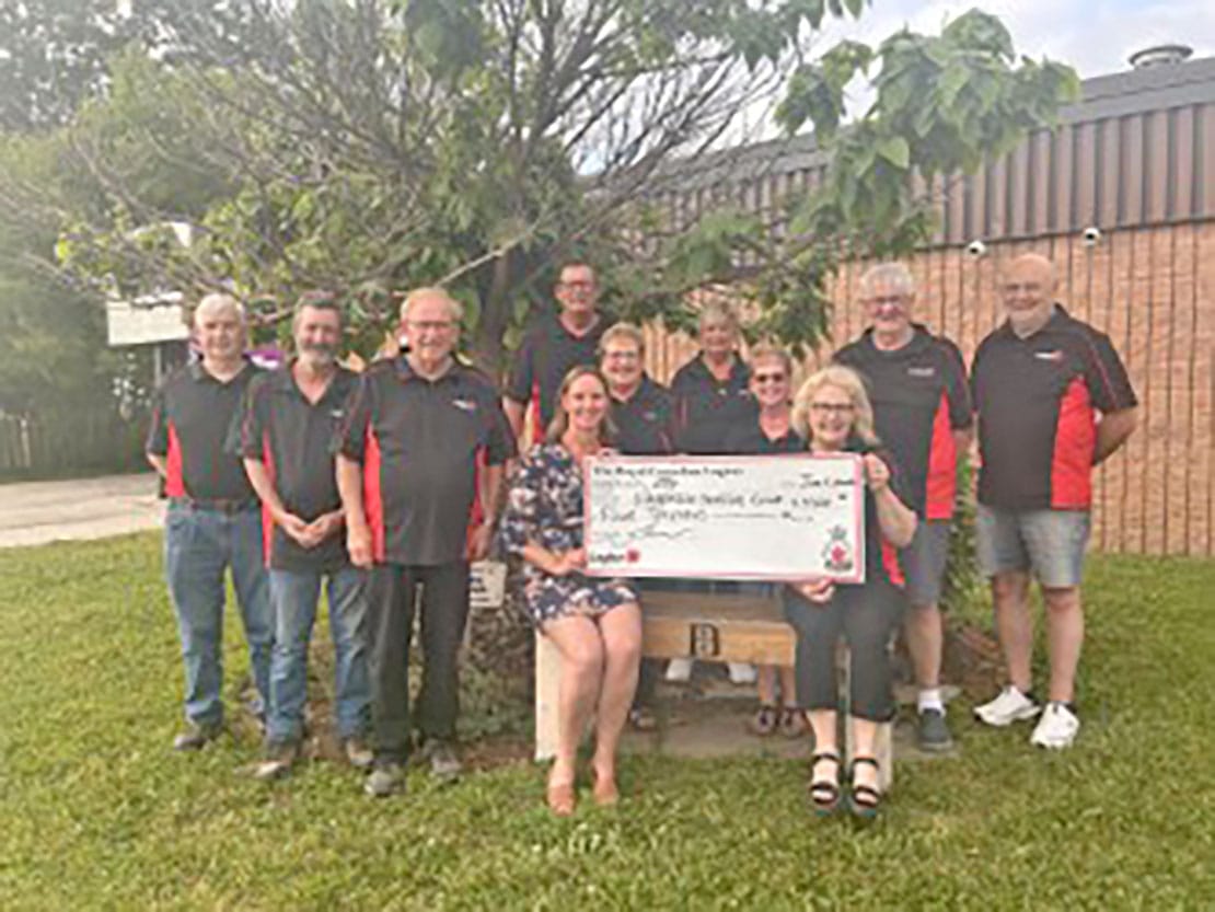 Harriston Legion supports local skaters with $4,000 donation