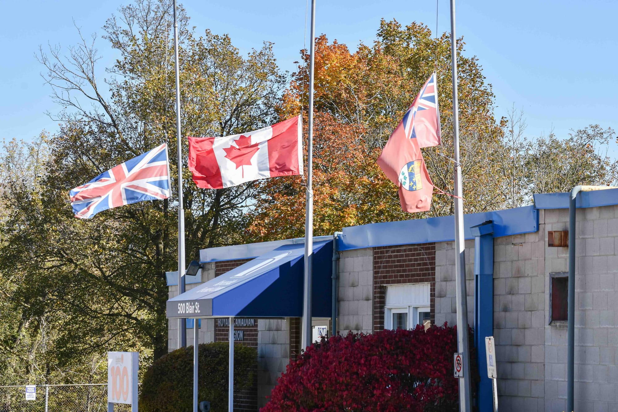 Legions directed to fly flags at half mast
